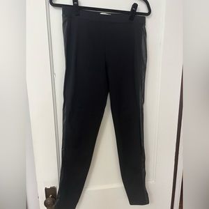Black Faux Leather Abercrombie & Fitch Leggings
